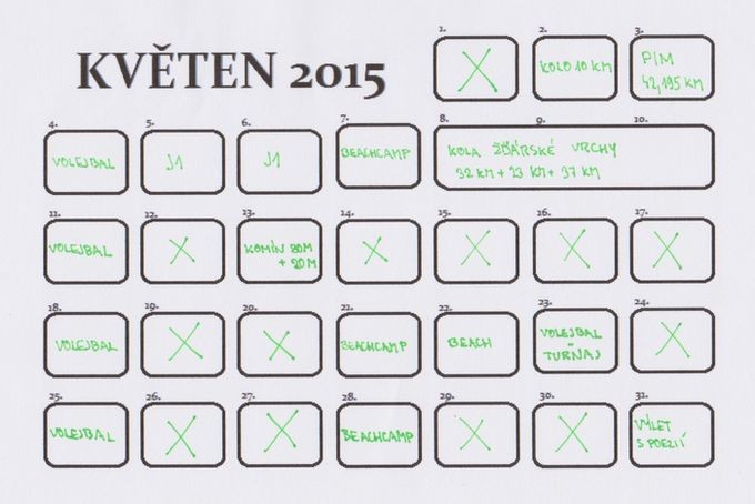 kalendar vyplneny