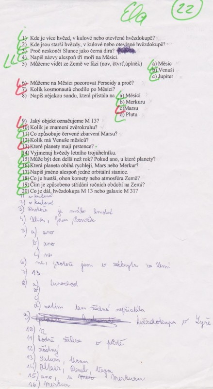 2001 test 1