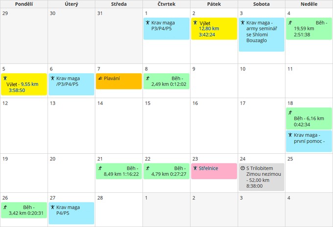 kalendar vyplneny