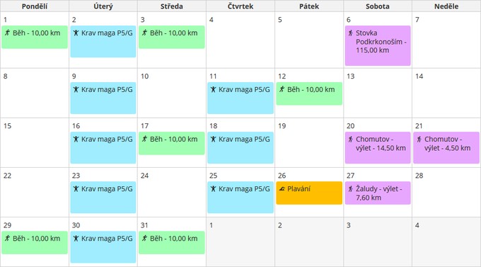 kalendar vyplneny